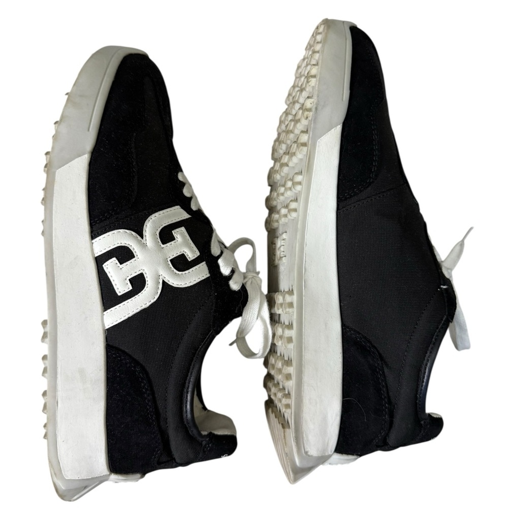 Sam Edelman Langley Men’s Platform Sneakers Black White Logo Retro Size 10 - Picture 5 of 12